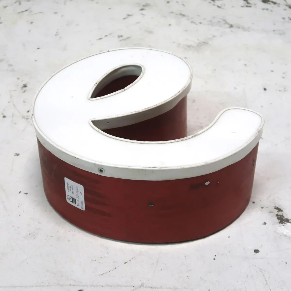 ビンテージ レターサイン e