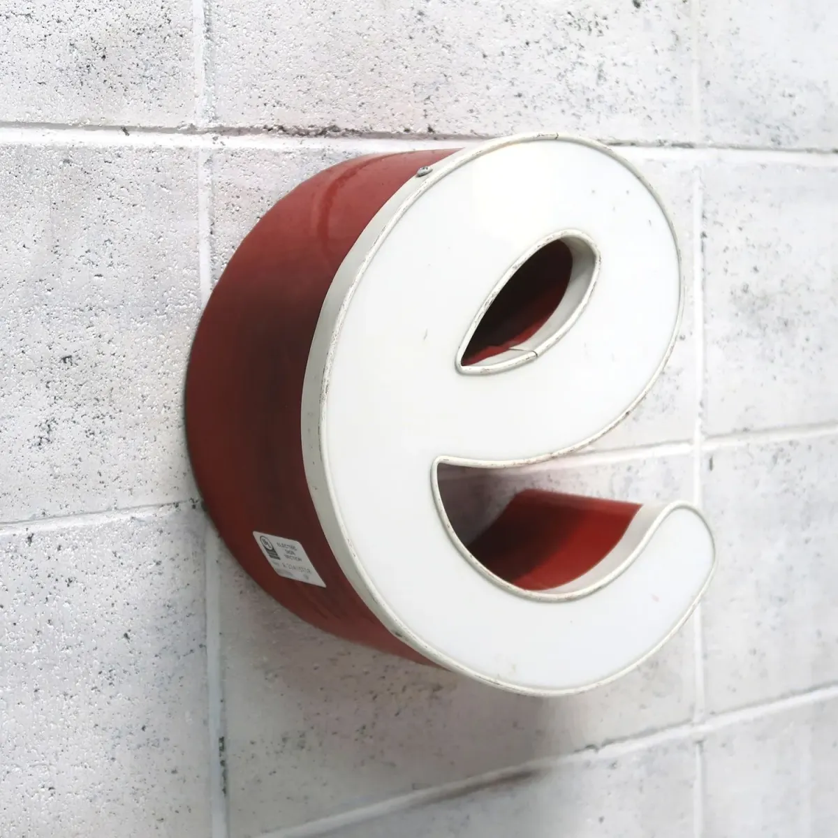 ビンテージ レターサイン e