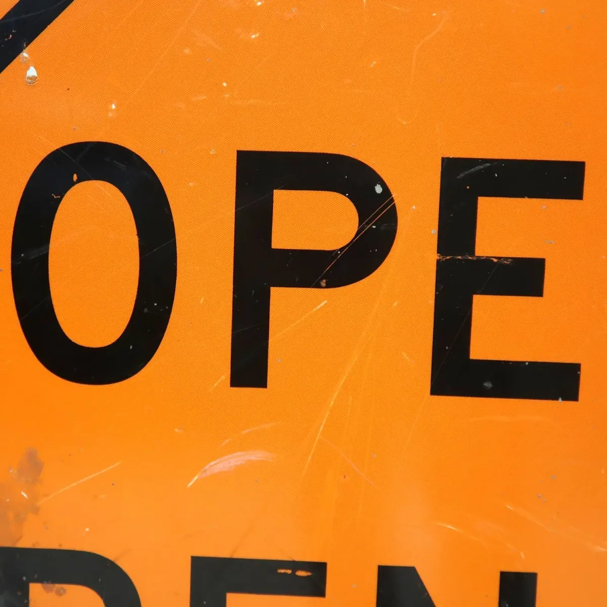 OPEN TRENCH ビンテージ ロードサイン