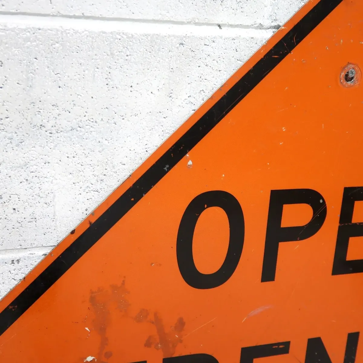 OPEN TRENCH ビンテージ ロードサイン