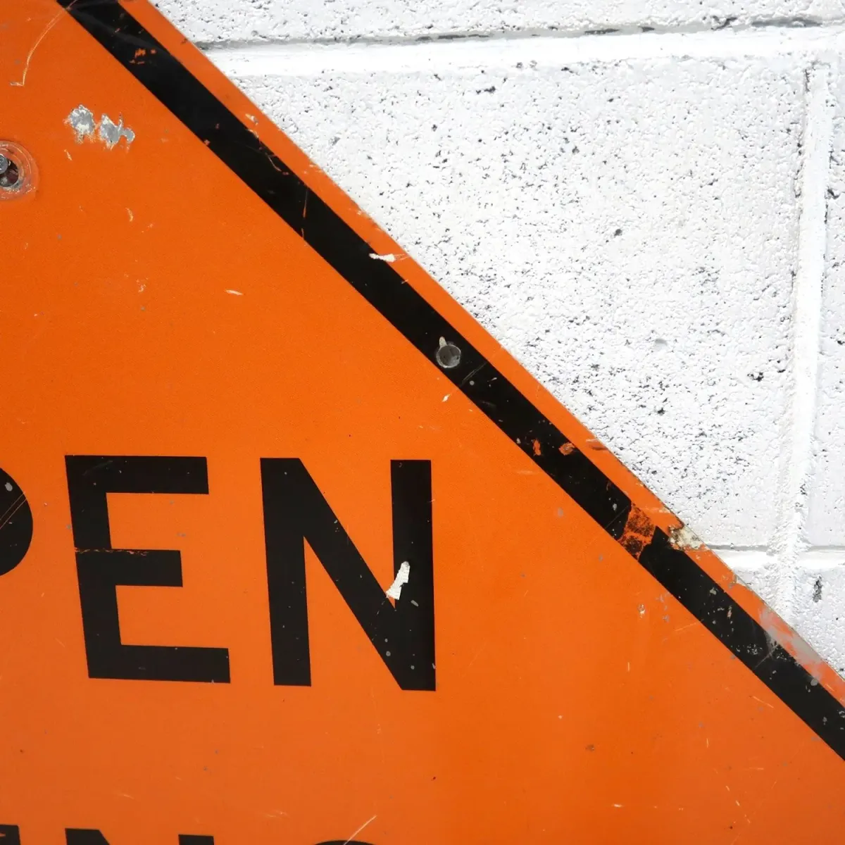 OPEN TRENCH ビンテージ ロードサイン