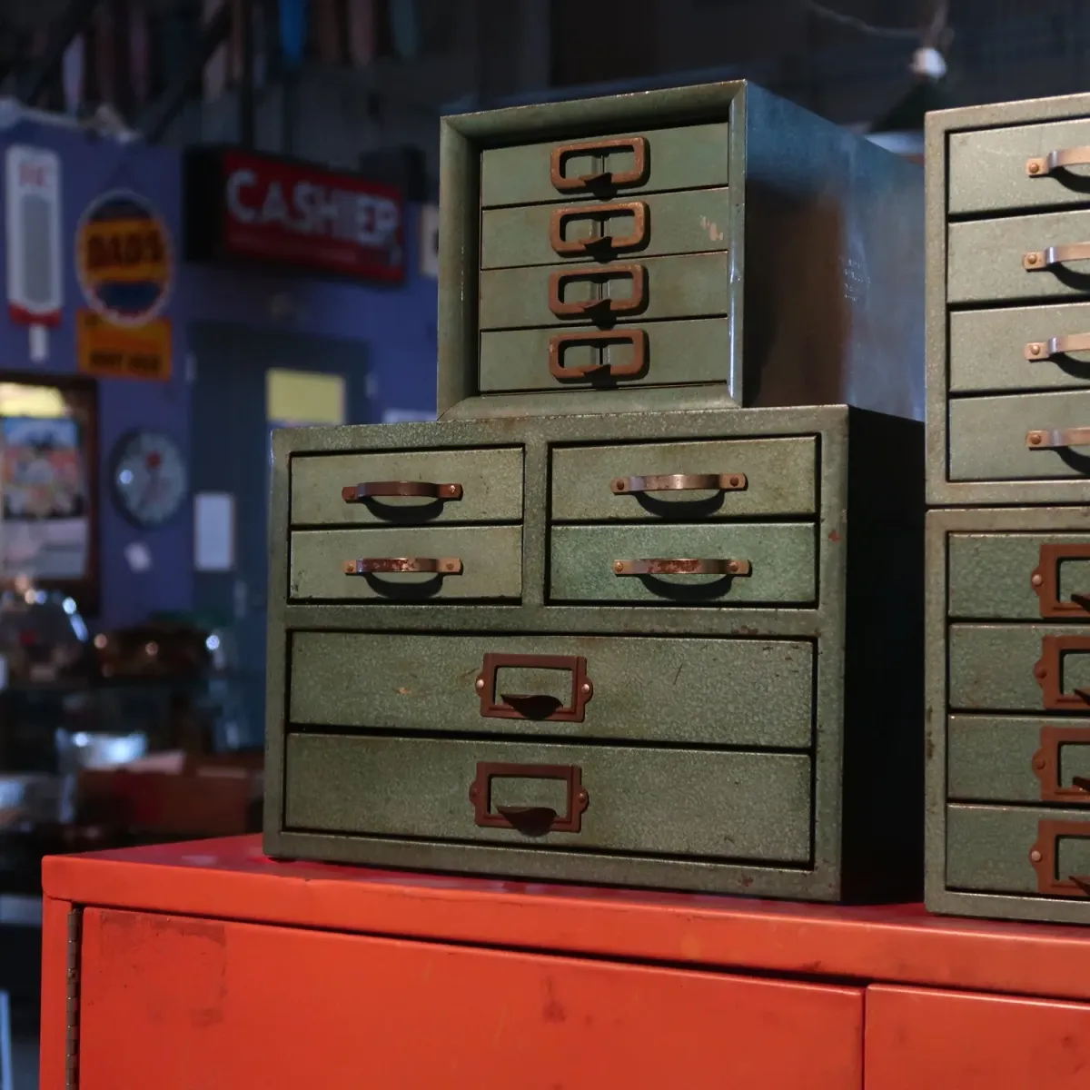 WARDS MASTER QUALITY ビンテージ パーツキャビネット