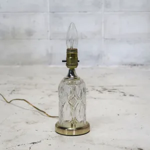 アンティーク ガラスベース テーブルランプ