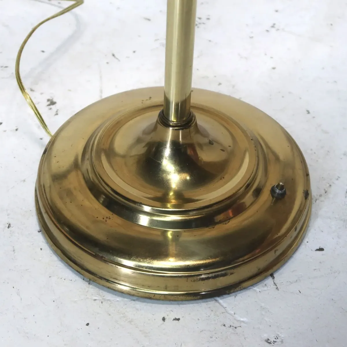 アンティーク ファイバーシェード フロアランプ