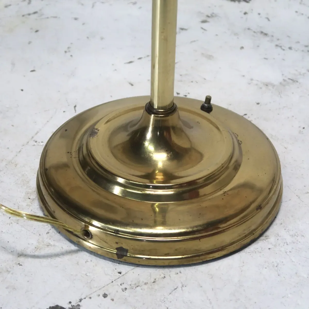 アンティーク ファイバーシェード フロアランプ