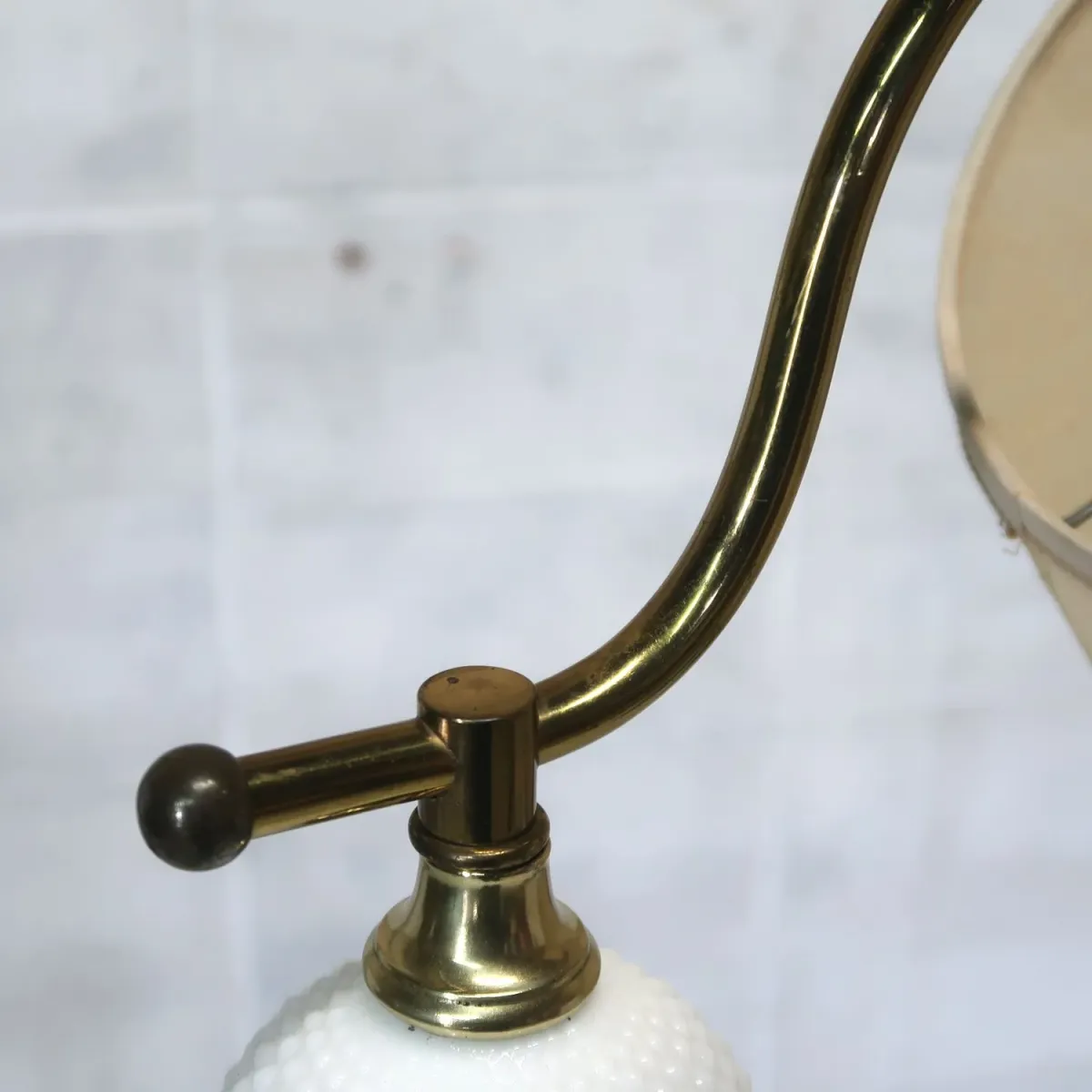 アンティーク ファイバーシェード フロアランプ