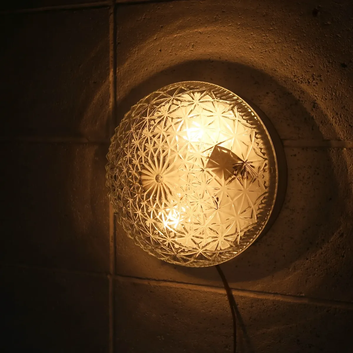 ガラスシェード シーリングランプ 2灯