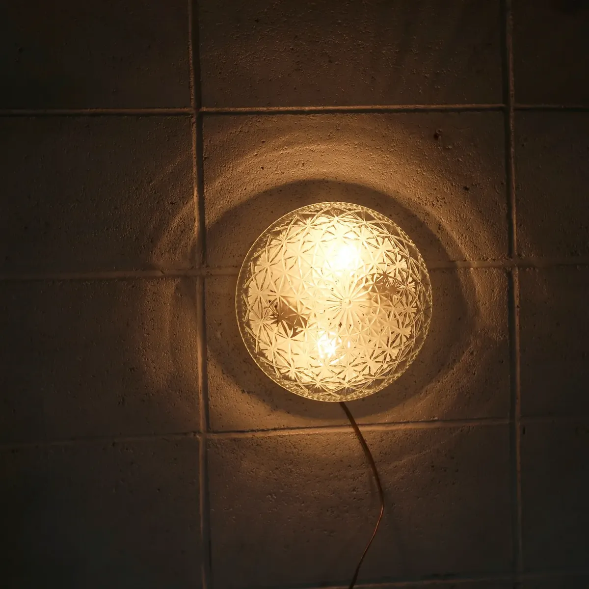 ガラスシェード シーリングランプ 2灯