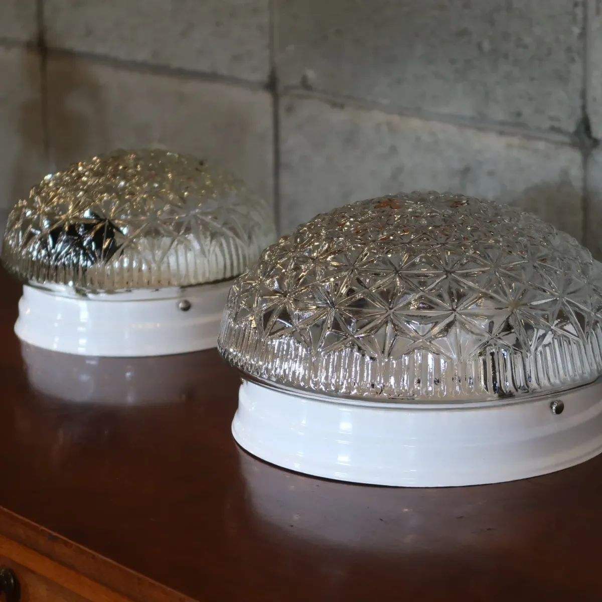 ガラスシェード シーリングランプ 2灯