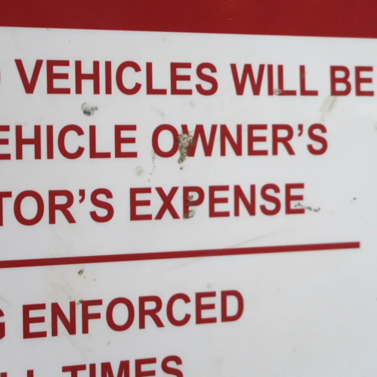 ロードサイン PRIVATE PARKING ONLY