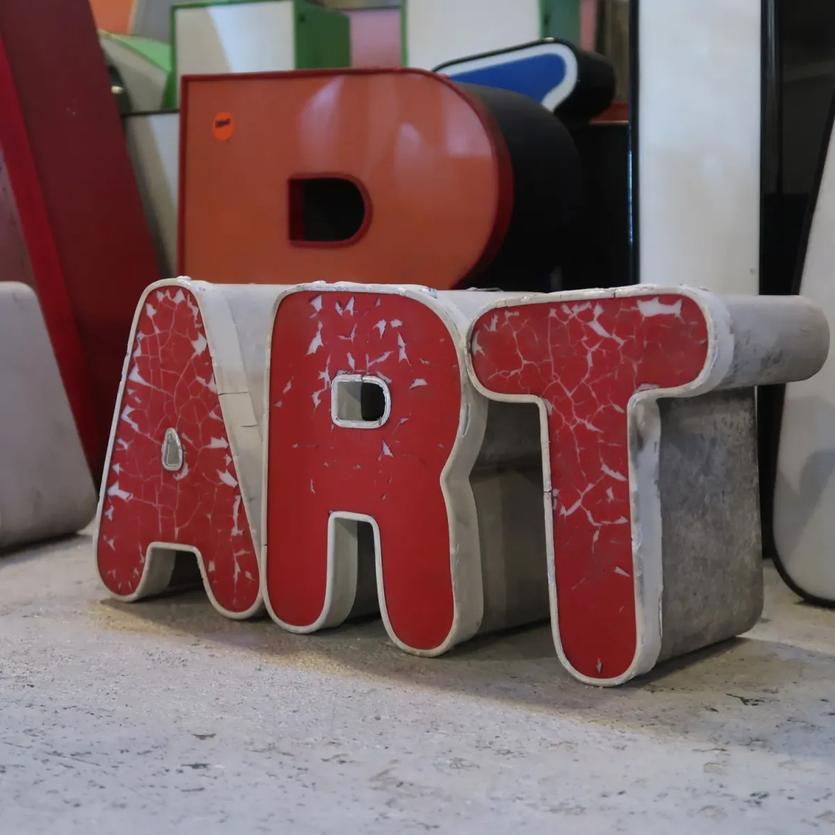 ビンテージ レターサイン ミニサイズ R