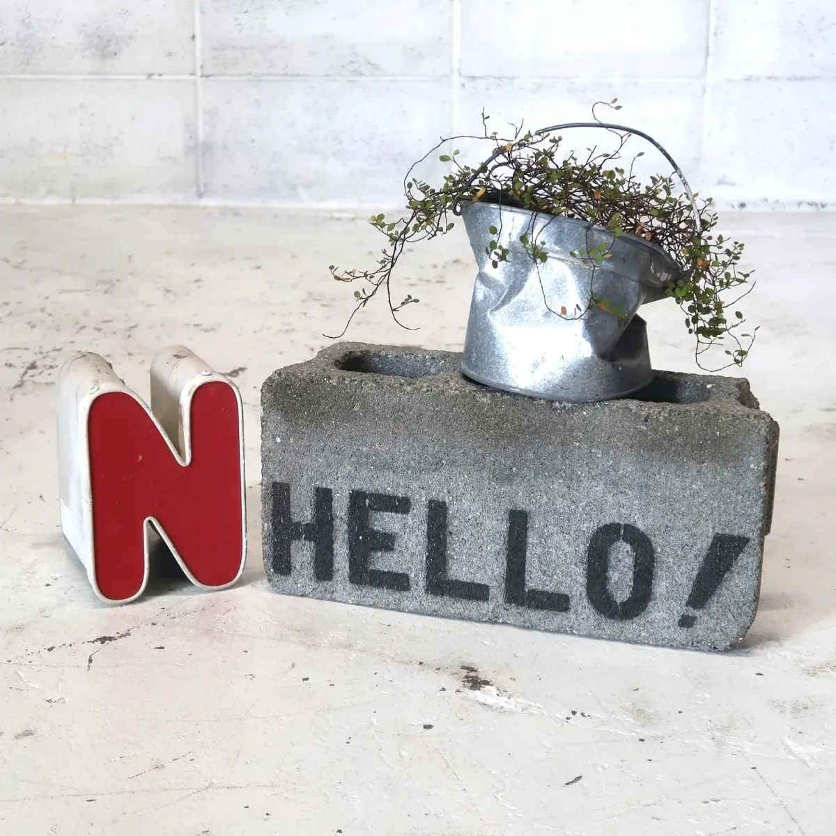 ビンテージ レターサイン ミニサイズ N