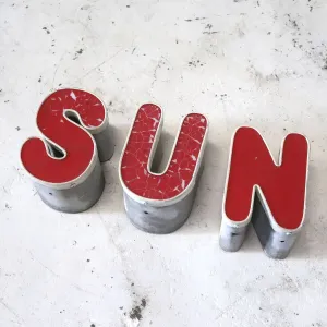 ビンテージ レターサイン ミニサイズ N