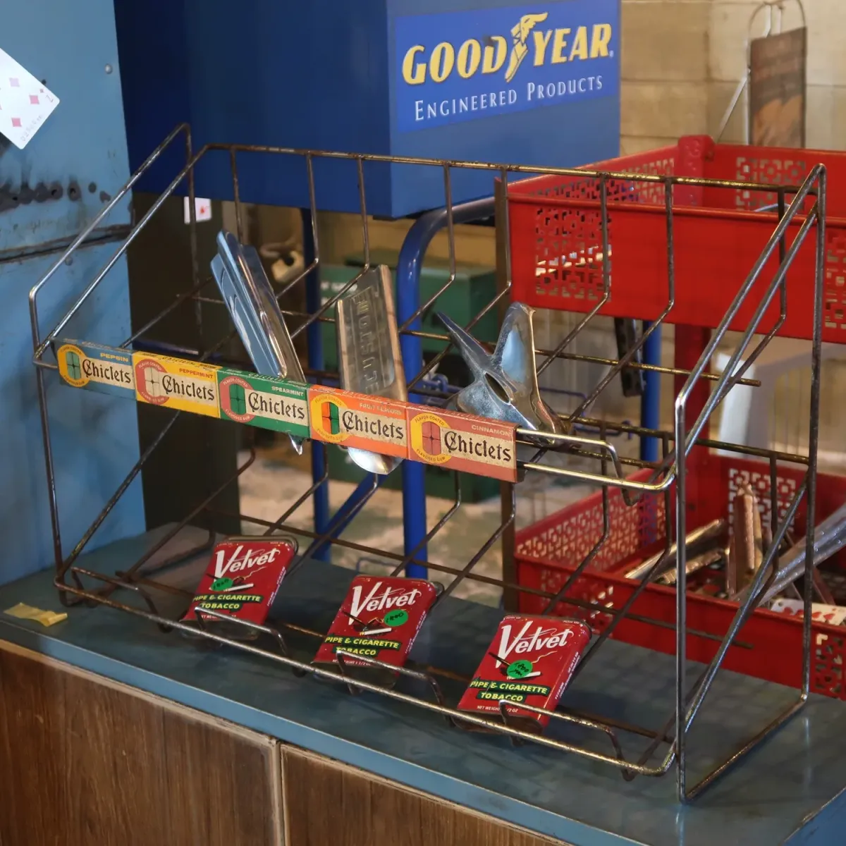 Chiclets ビンテージ ストアディスプレイラック