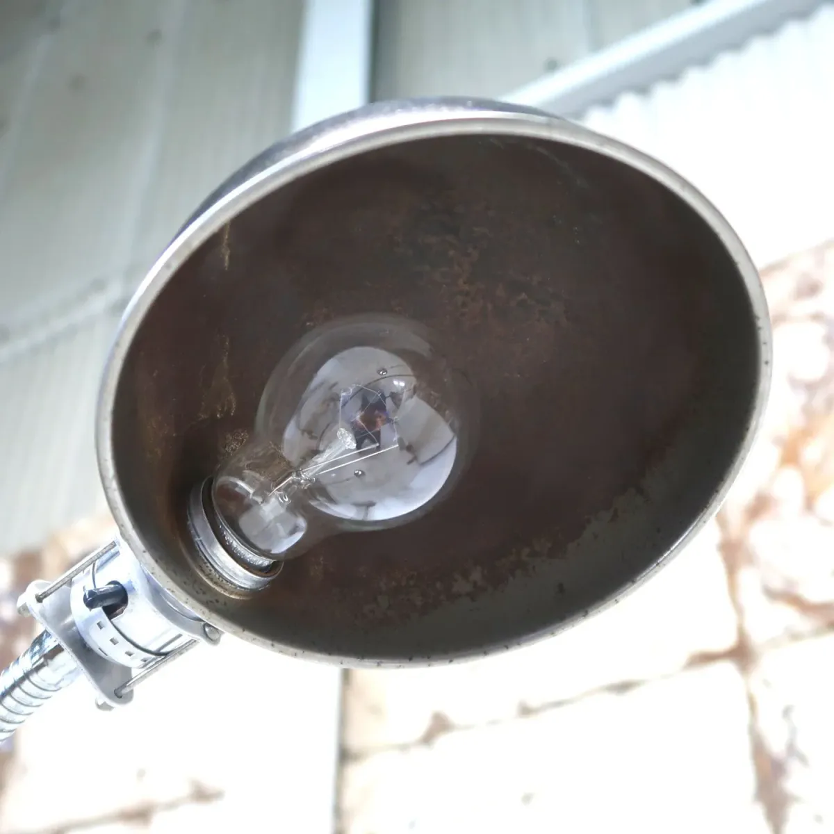 50's〜 ビンテージ インダストリアル フロアランプ