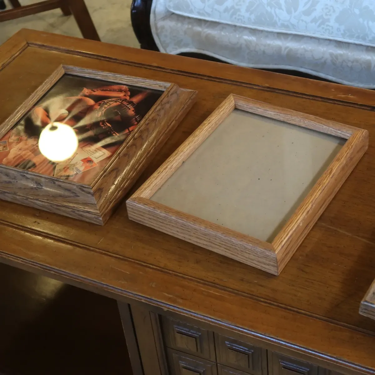 ビンテージ ウッドフレーム 額縁