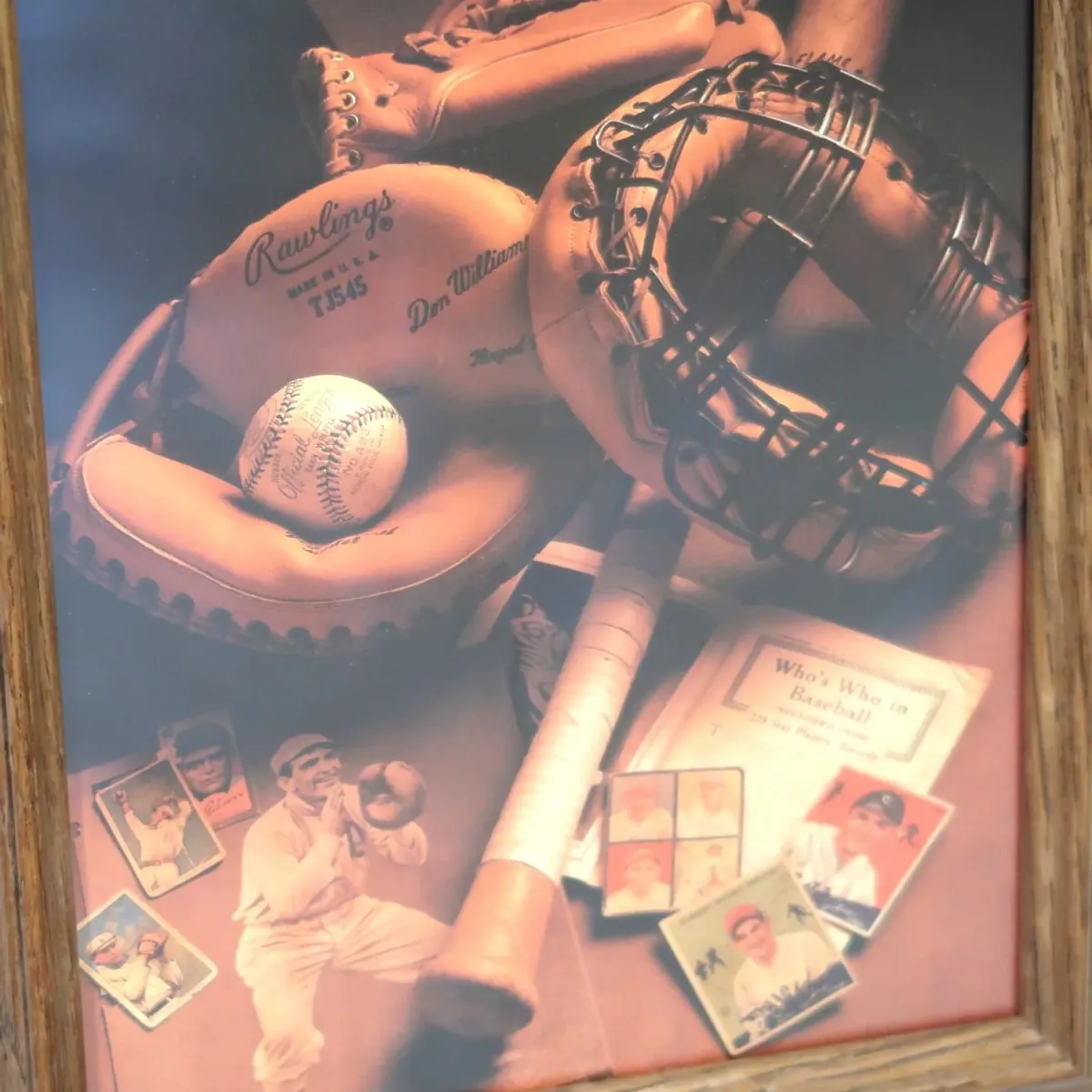 ビンテージ ウッドフレーム 額縁