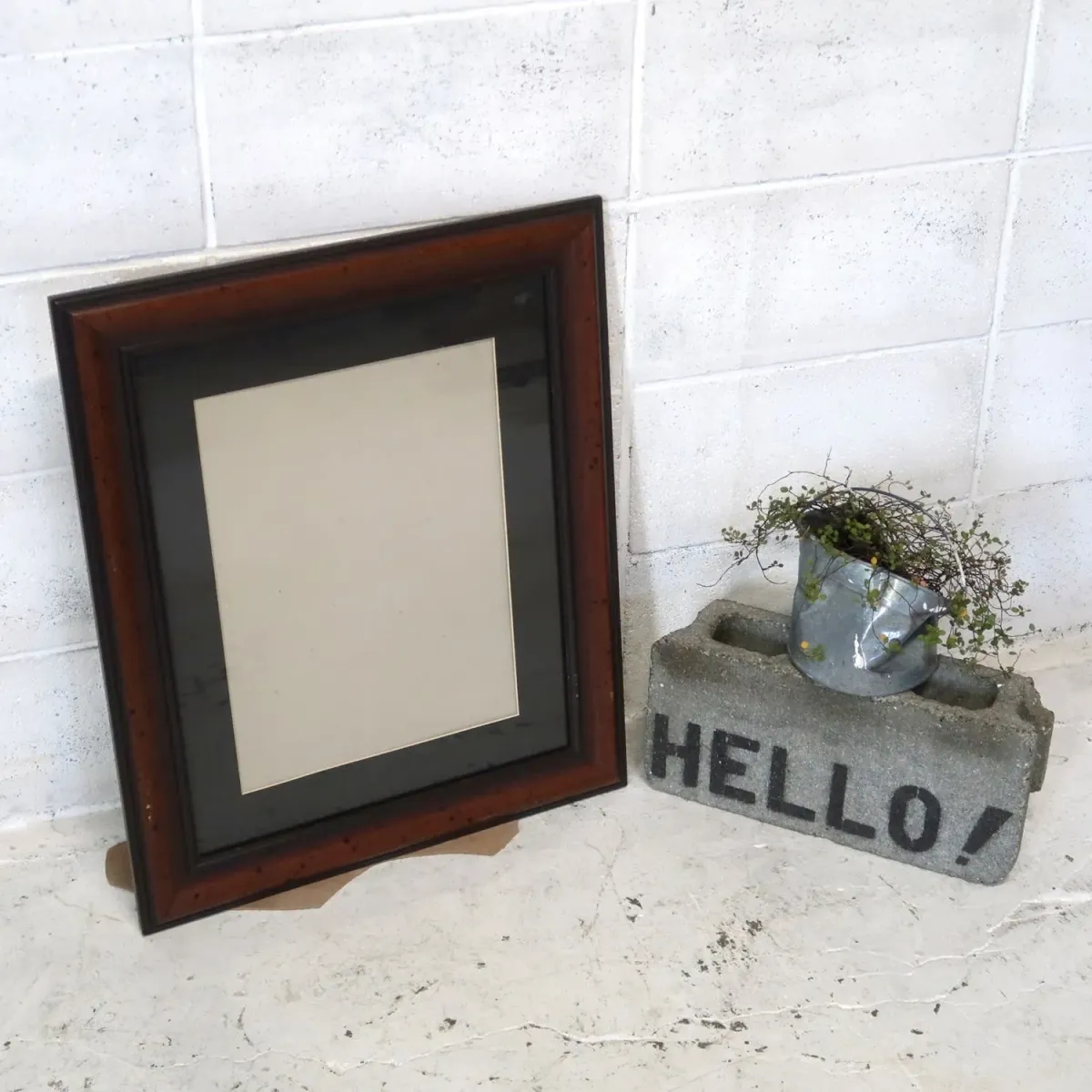 ビンテージ ウッドフレーム 額縁