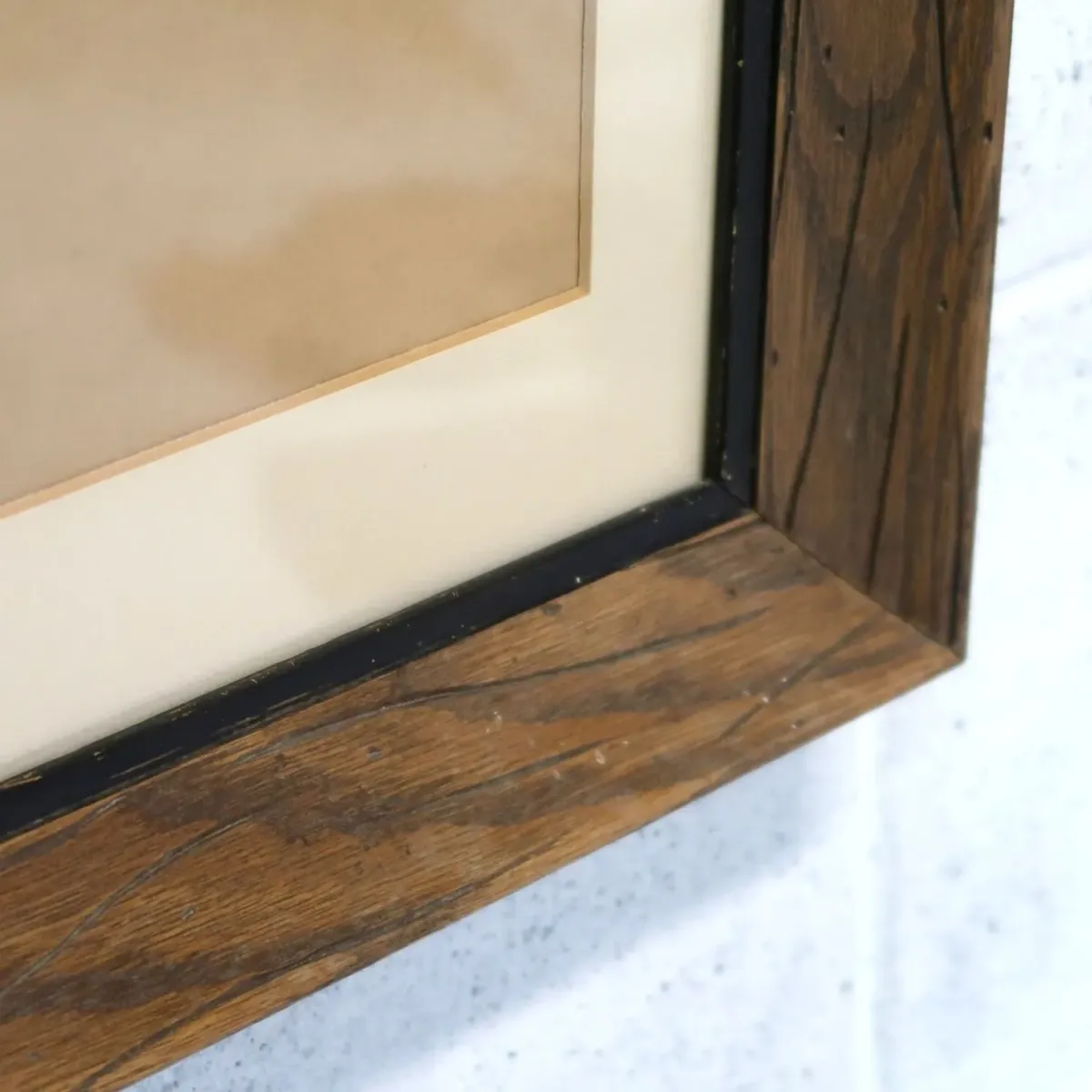 ビンテージ ウッドフレーム 額縁