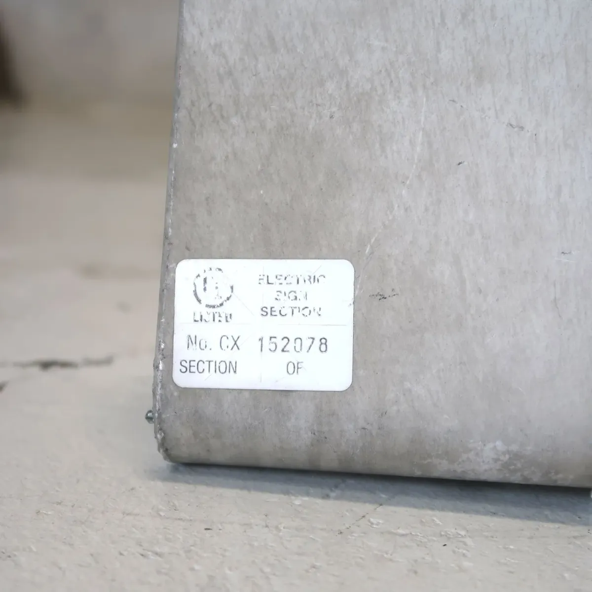 ビンテージ レターサイン ミニサイズ A