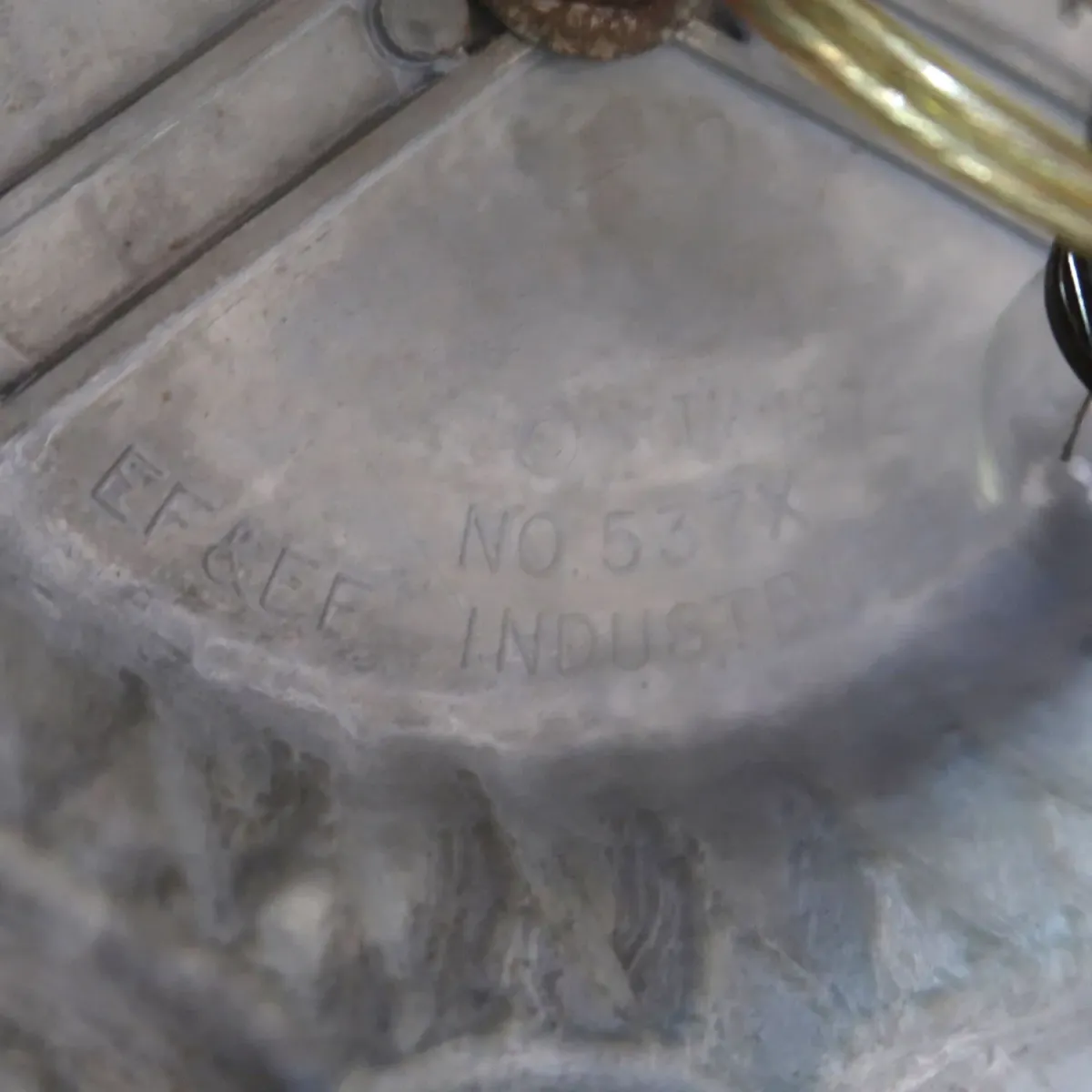 アンティーク ガラスベース テーブルランプ