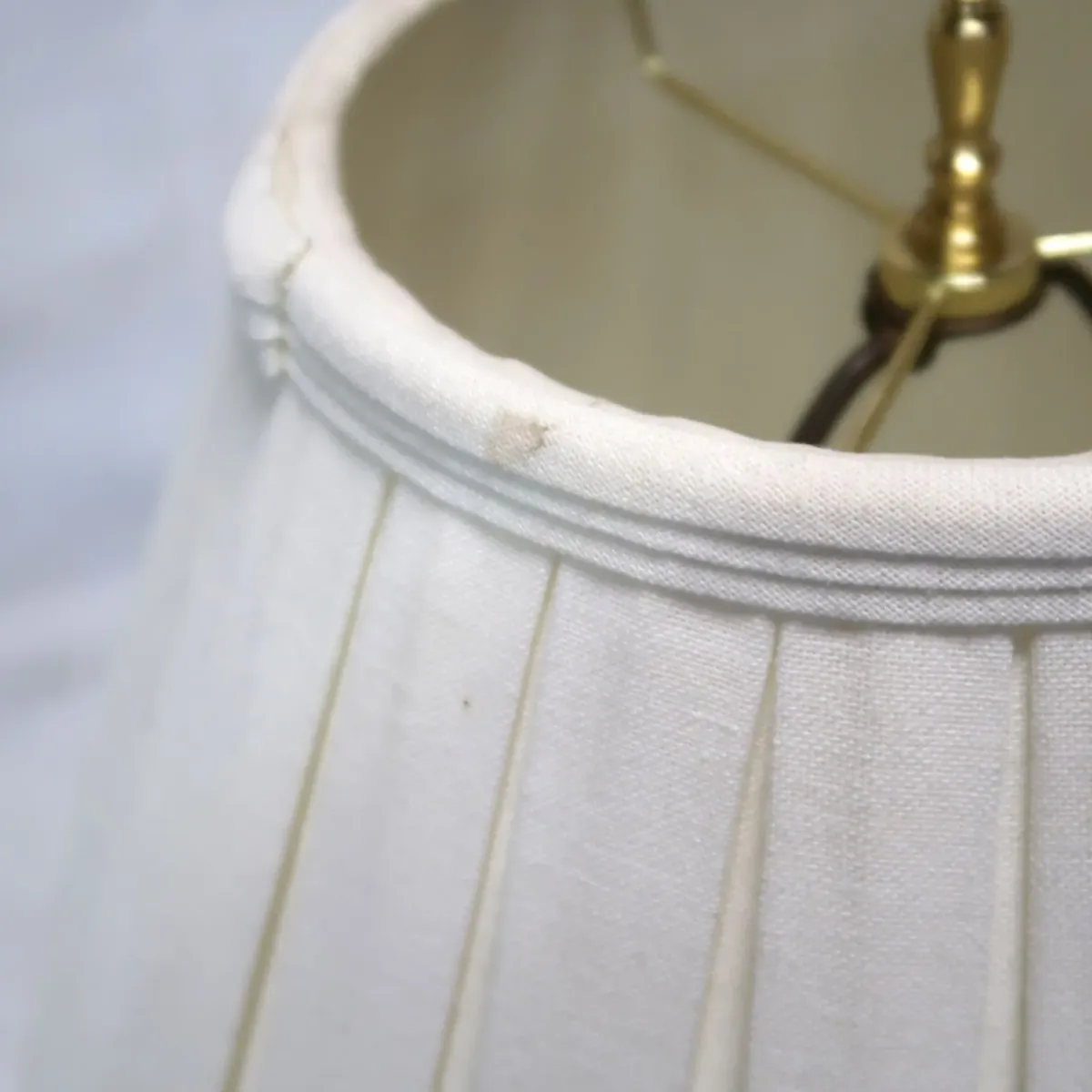 アンティーク ガラスベース テーブルランプ