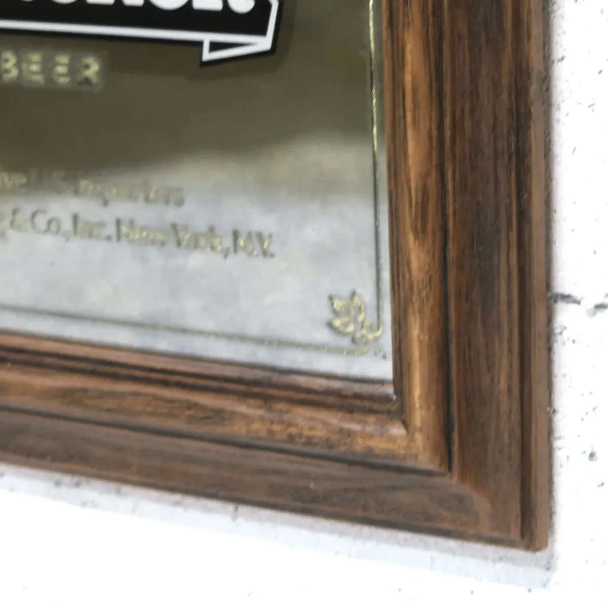 Heineken ビンテージ パブミラー