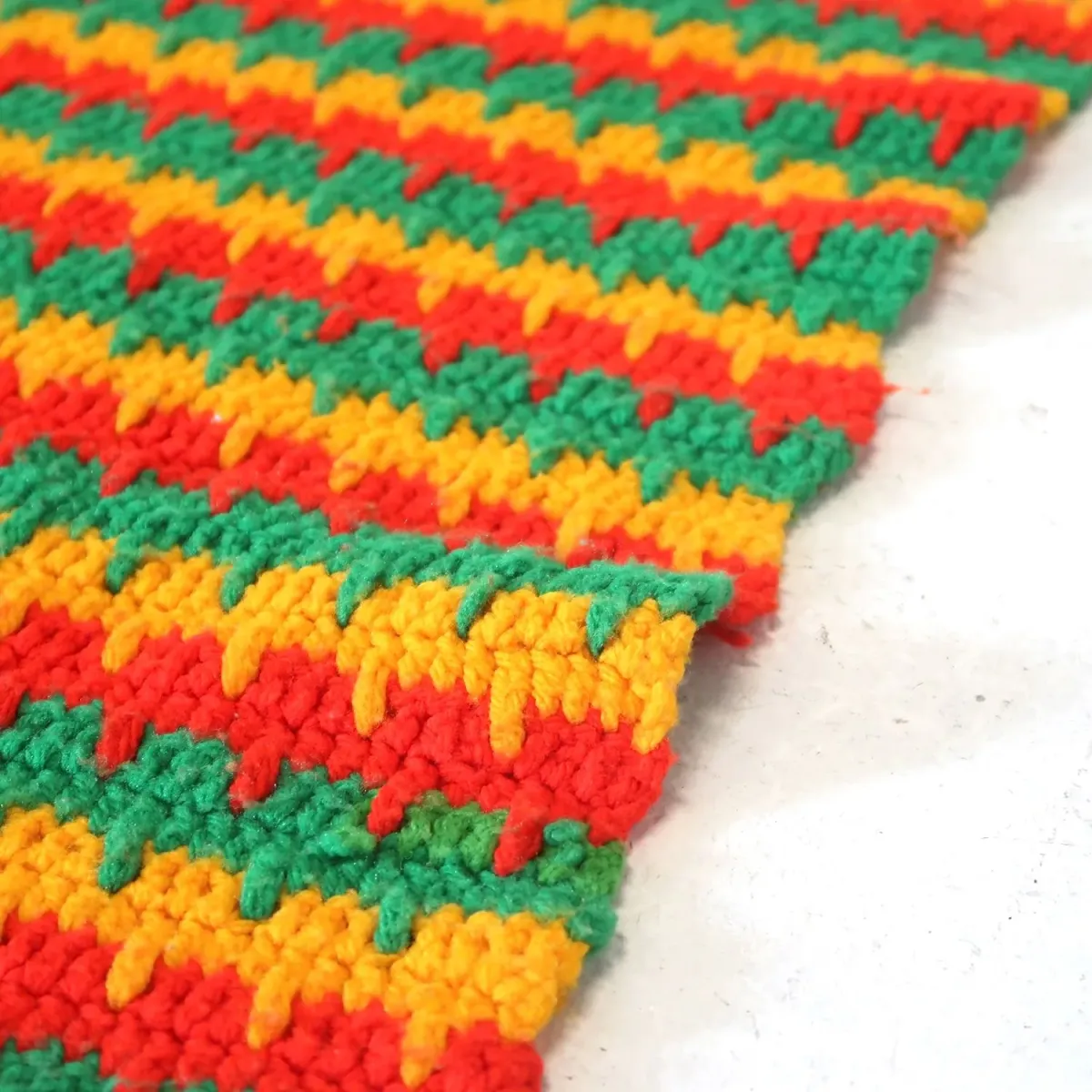 ビンテージ ニットブランケット