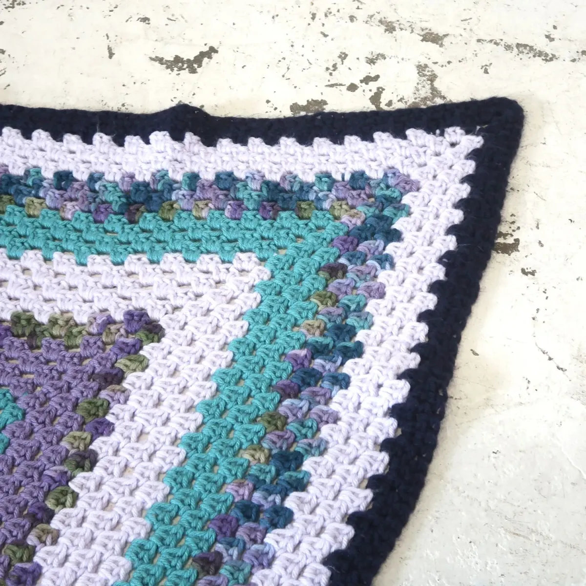 ビンテージ ニットブランケット