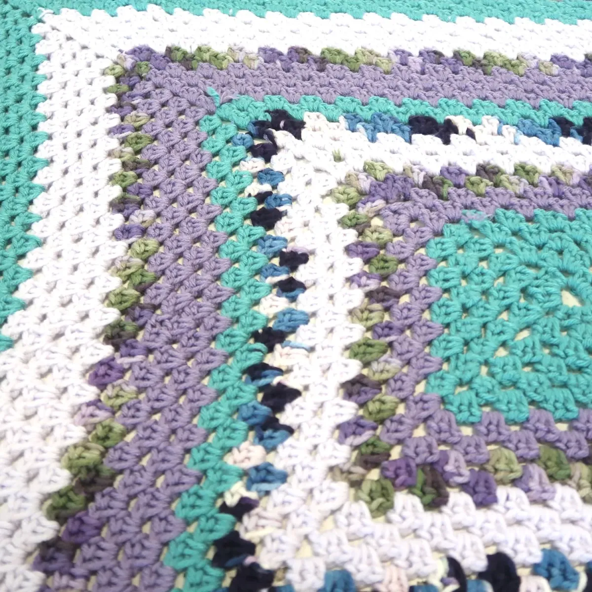 ビンテージ ニットブランケット