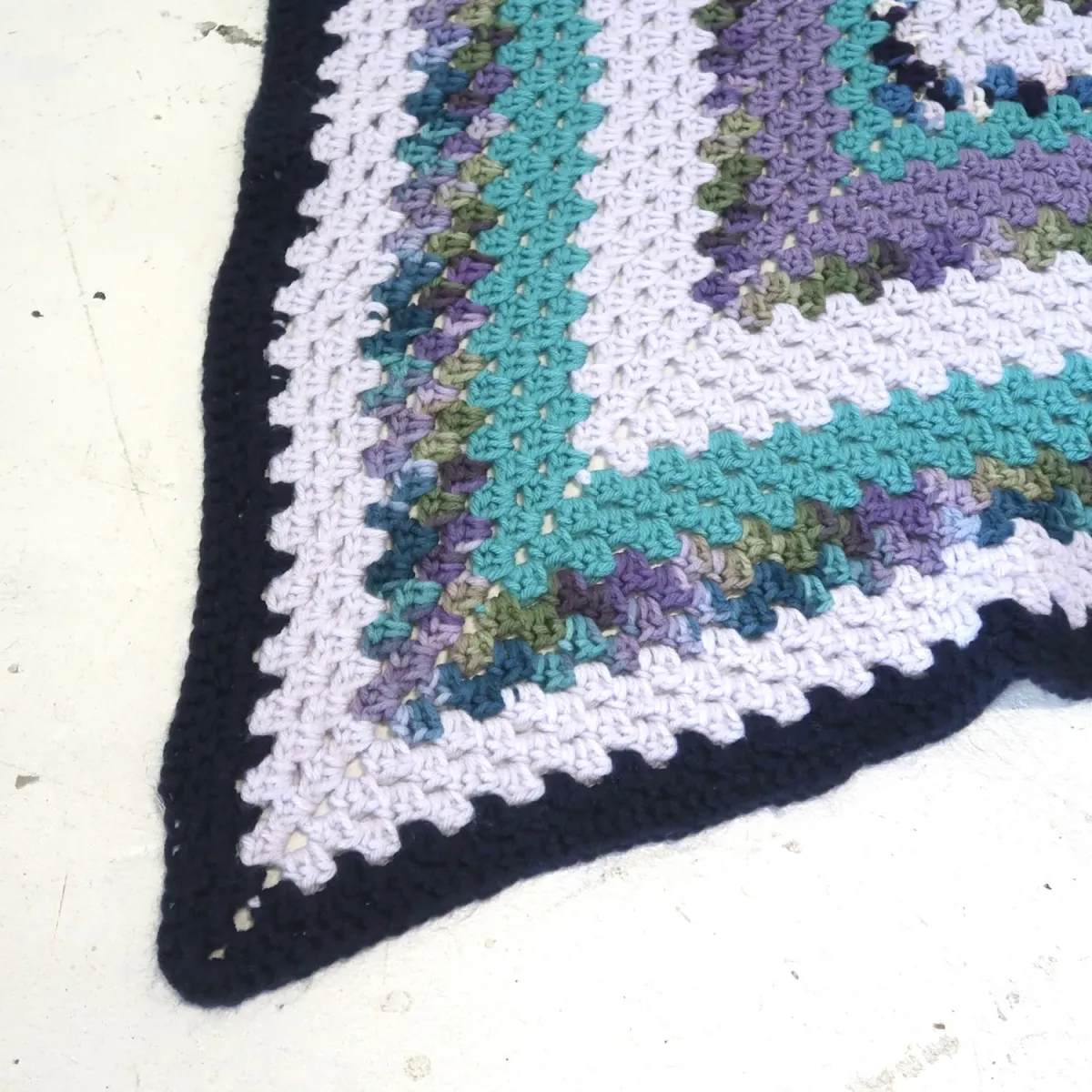 ビンテージ ニットブランケット