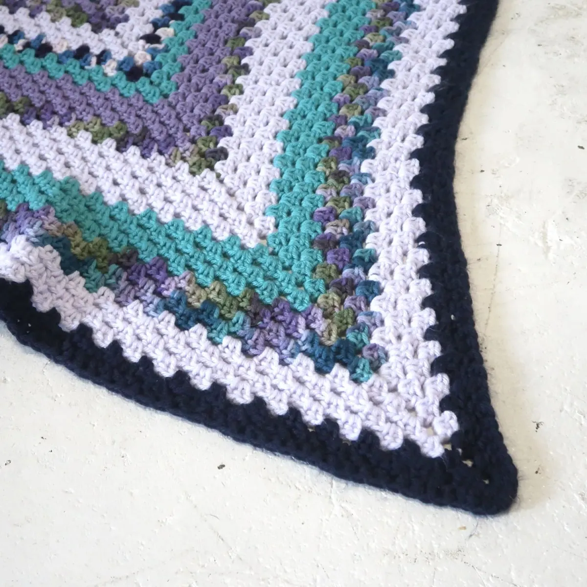 ビンテージ ニットブランケット