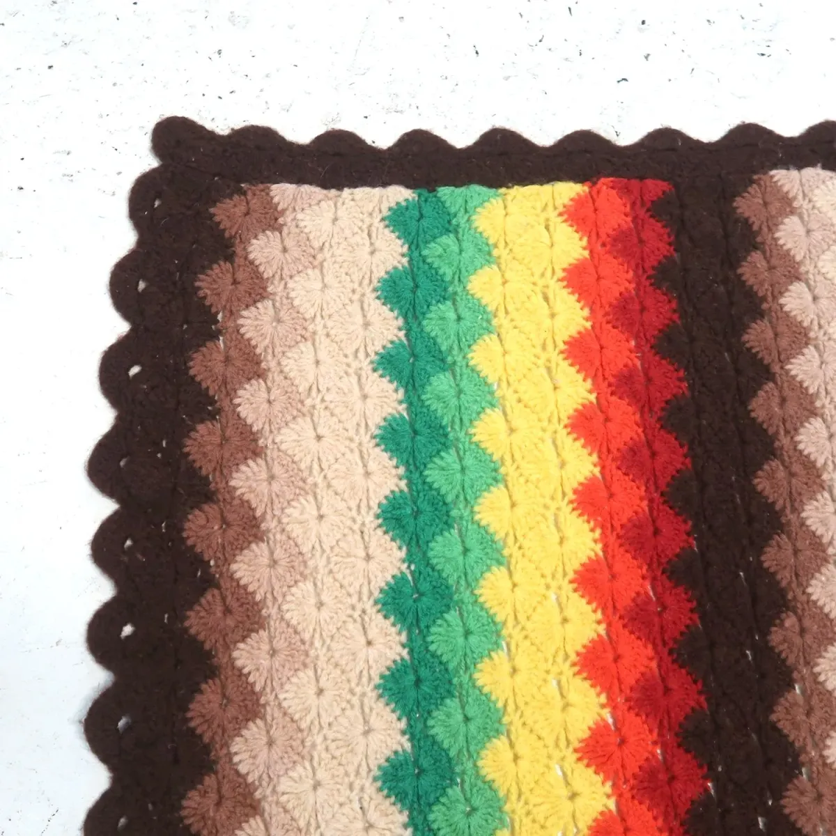 ビンテージ ニットブランケット