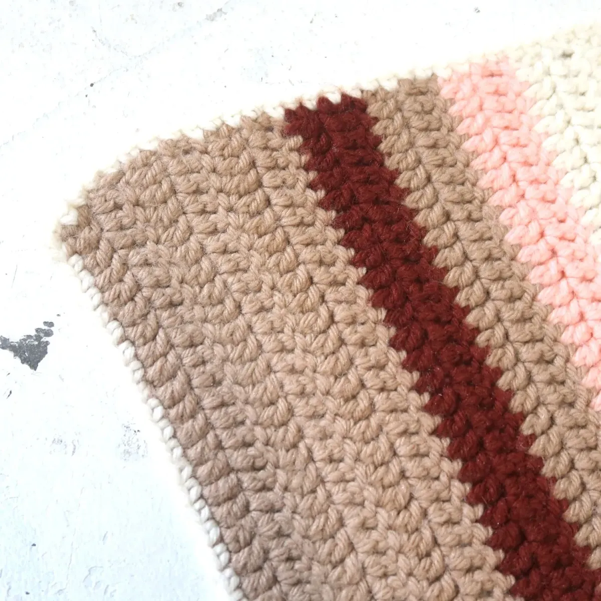 ビンテージ ニットブランケット