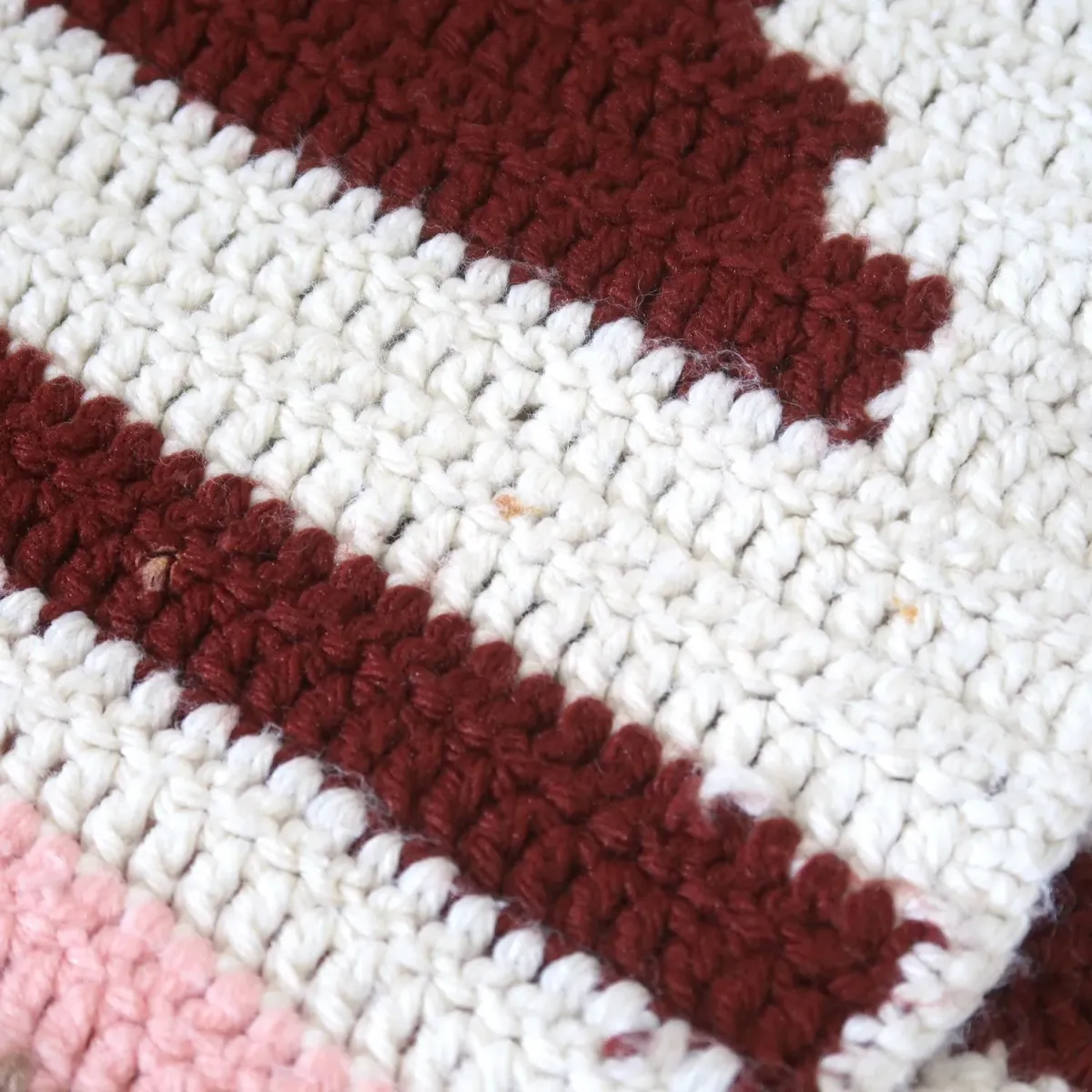 ビンテージ ニットブランケット