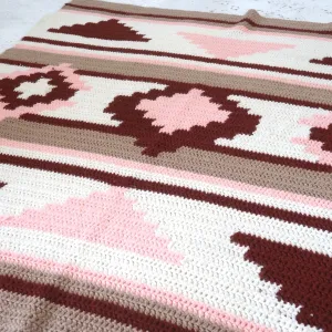 ビンテージ ニットブランケット