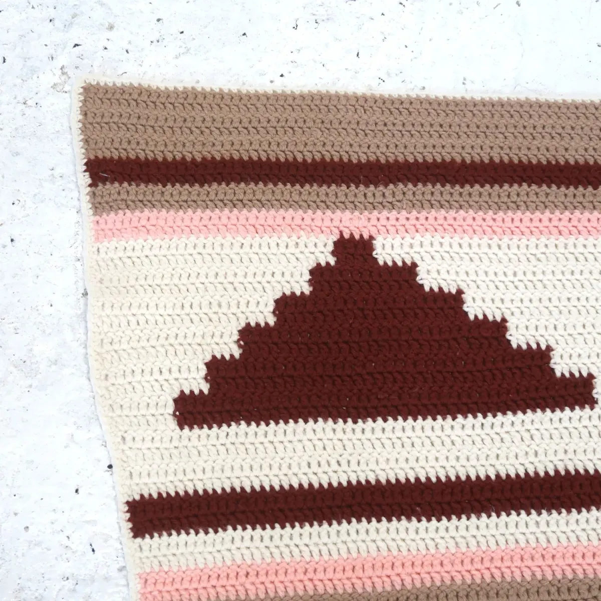 ビンテージ ニットブランケット