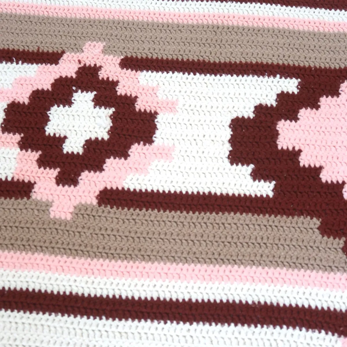 ビンテージ ニットブランケット