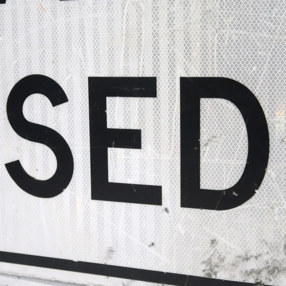 ROAD CLOSED ビンテージ 大型ロードサイン