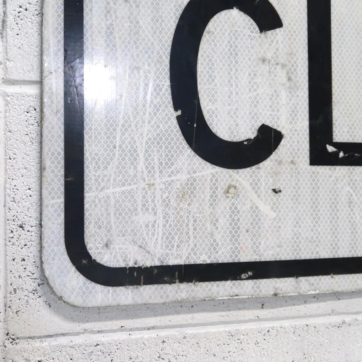 ROAD CLOSED ビンテージ 大型ロードサイン