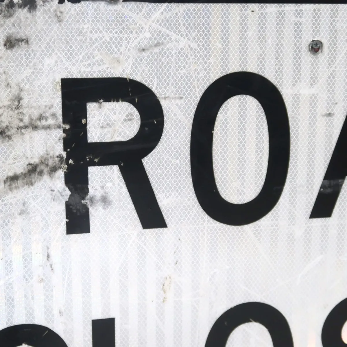 ROAD CLOSED ビンテージ 大型ロードサイン