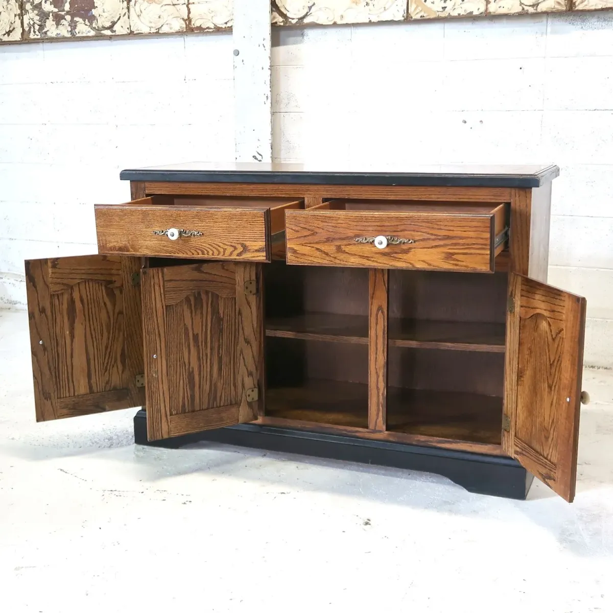 アンティーク サイドボード オーク