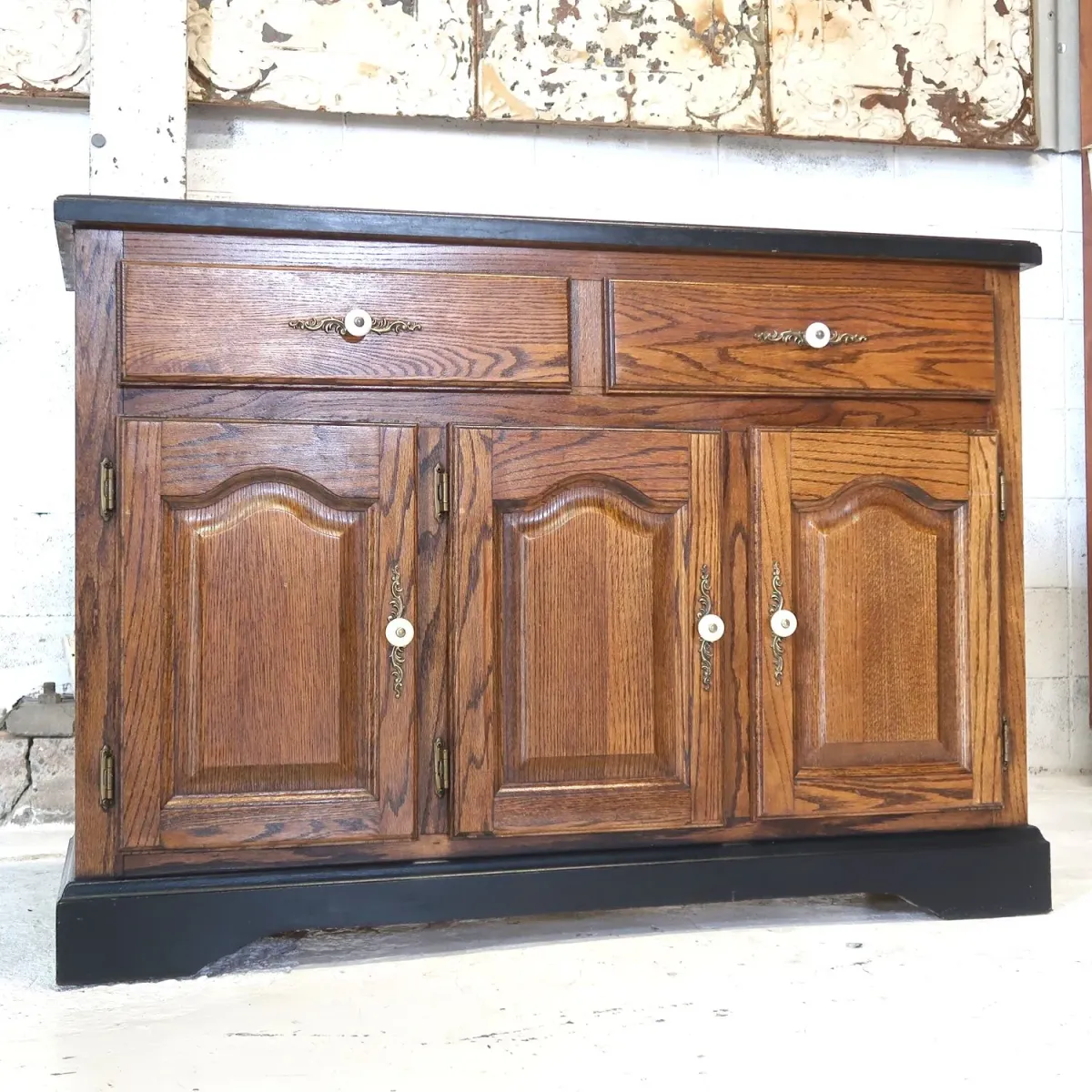 アンティーク サイドボード オーク