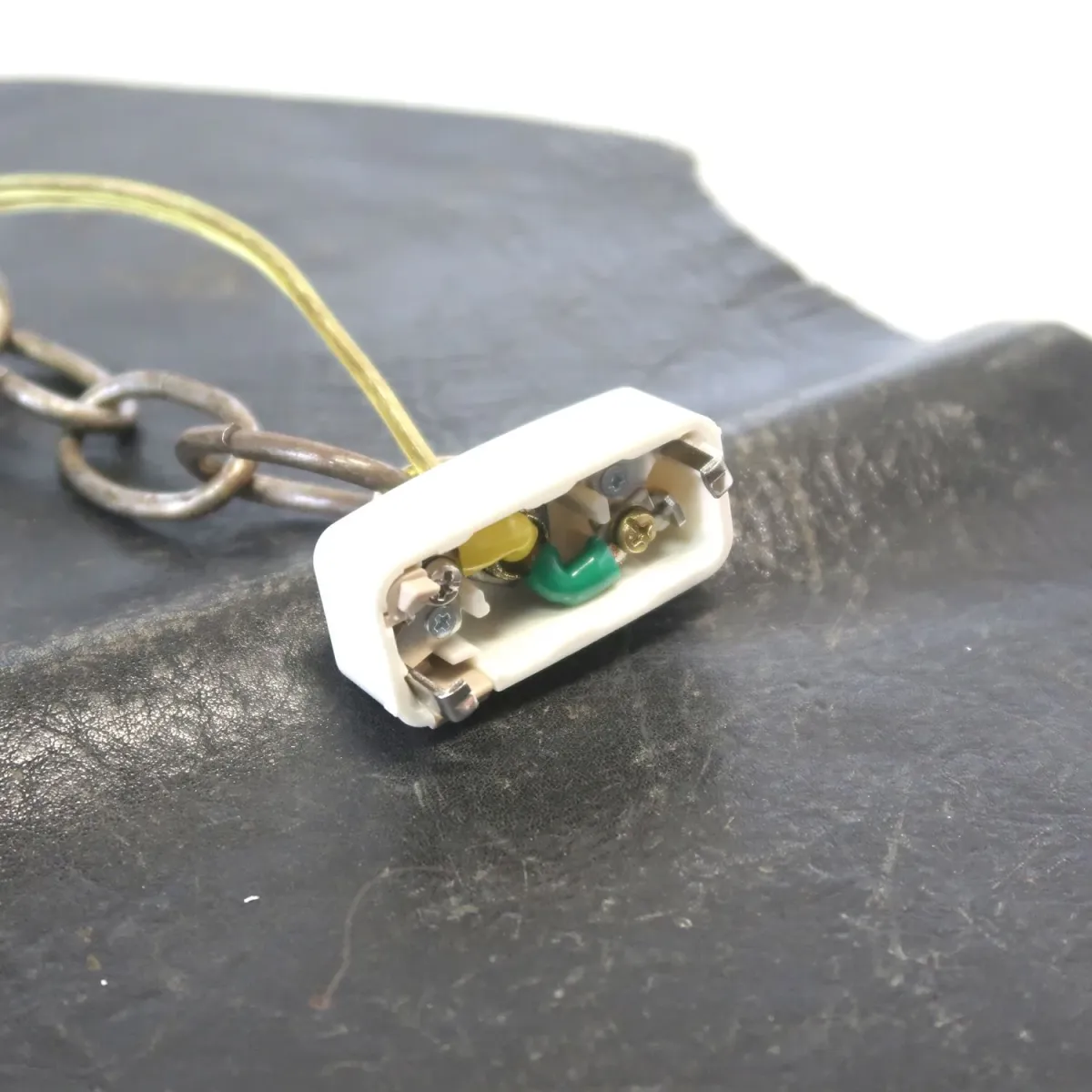 アンティーク フロスト×クリアガラス ペンダントランプ