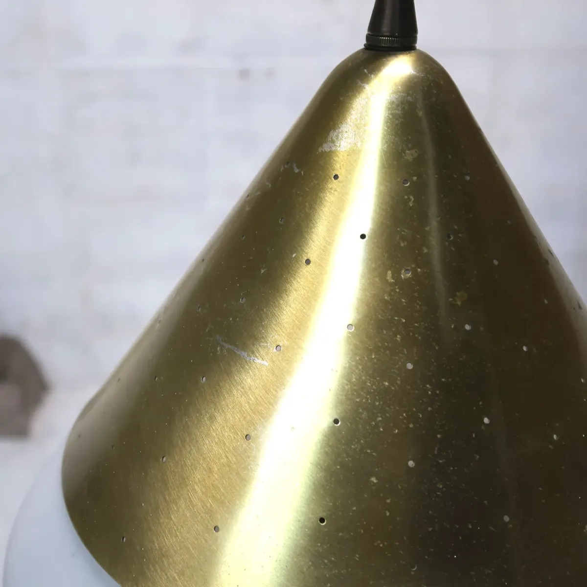 50's ミッドセンチュリー ペンダントランプ 3灯