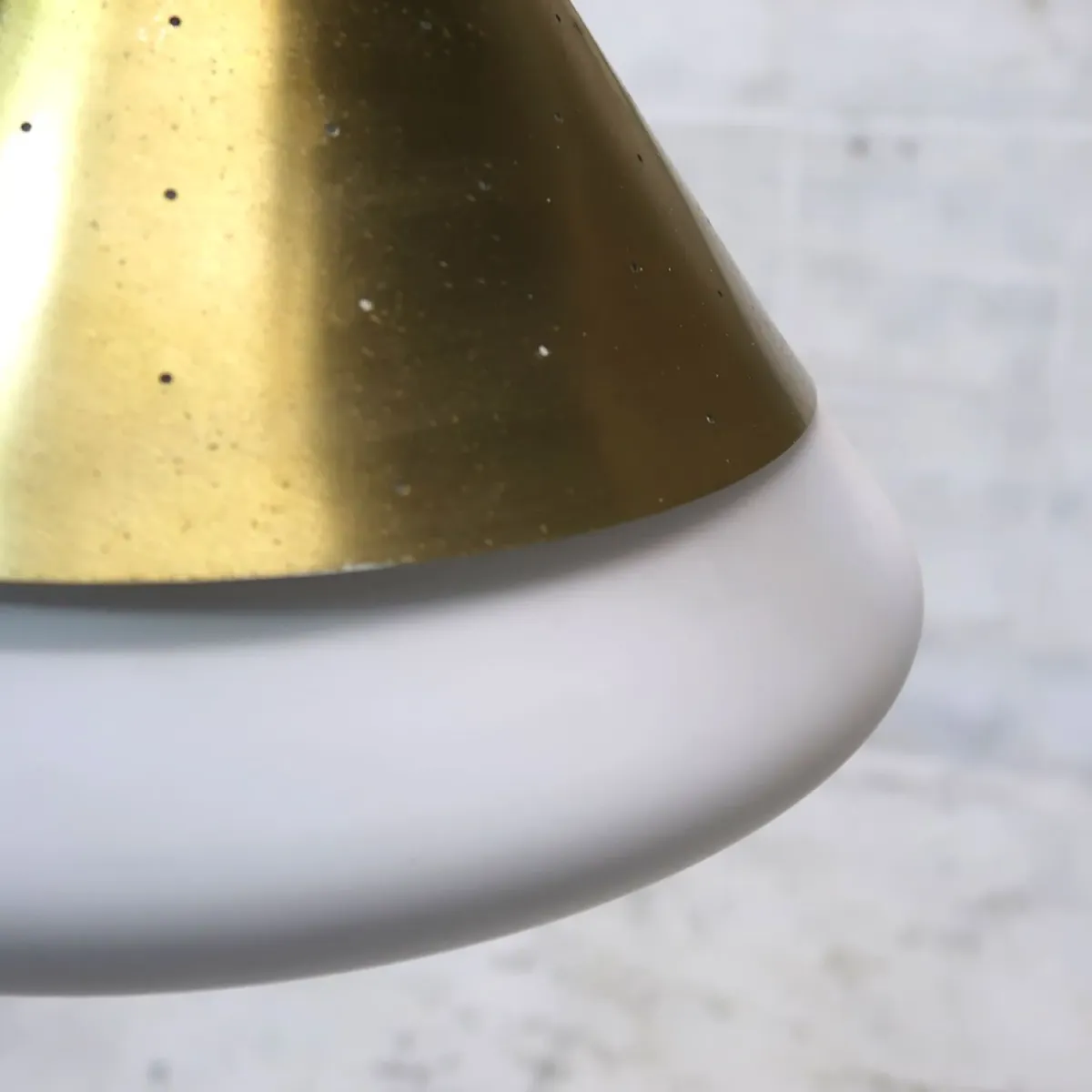 50's ミッドセンチュリー ペンダントランプ 3灯