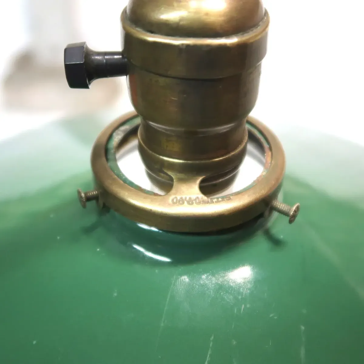 ビンテージ ホーロー ファクトリーランプ