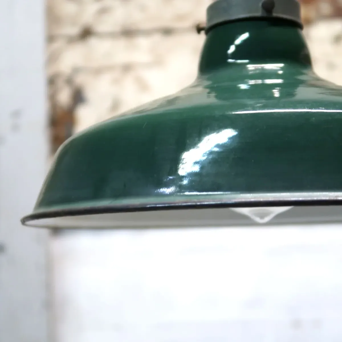 ビンテージ ホーロー ファクトリーランプ