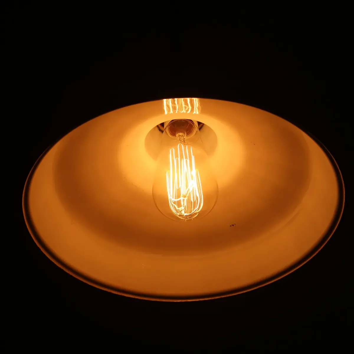 ビンテージ ホーロー ファクトリーランプ