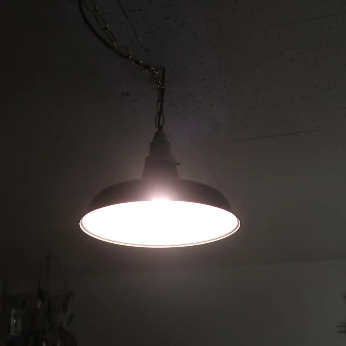 ビンテージ ホーロー ファクトリーランプ